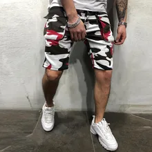 Модные Военные Cago короткие мужские камуфляжные плиссированные комбинезоны короткие Jogger мужские летние брюки бермуды Masculino Азиатский Размер 3xl