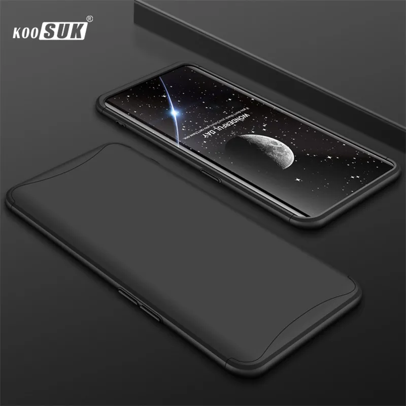 

For OPPO Find X Case KOOSUK Fashion Business Back Cover for OPPO FindX PC 360 Degree Full Protection Coque