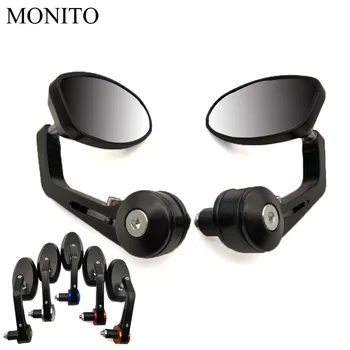 

22mm Motorcycle Rear View Handle Bar End Mirrors Rearview Side Mirrors For YAMAHA fjr1300 fz1 fz600 trx850 fzr400 fazer xjr400