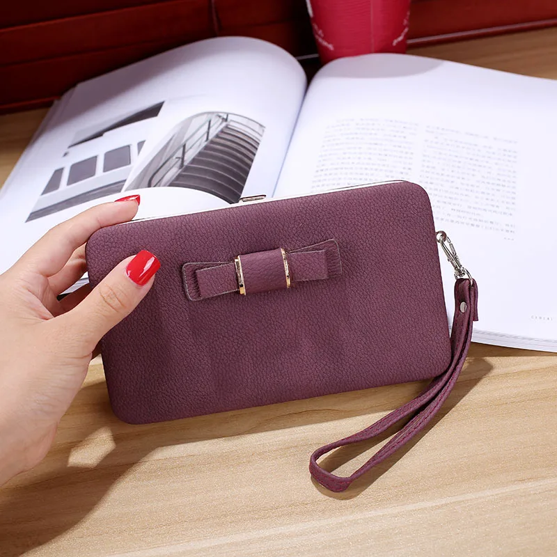 Wallet Purse Universal Case Purple