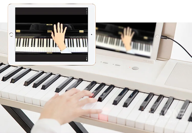 Светильник ONE с 61 клавишей сенсорного отклика smart piano USB Электронная MIDI клавиатура