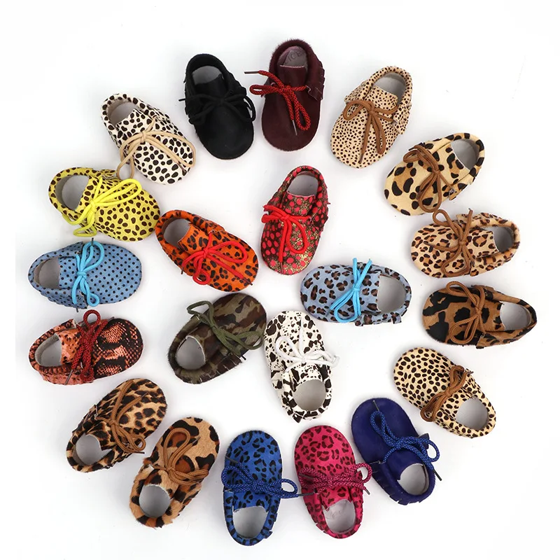 Мода весна/осень бренд из натуральной кожи сначала ходунки шнуровке с леопардовым принтом детская обувь Детские Угги детские мокасины