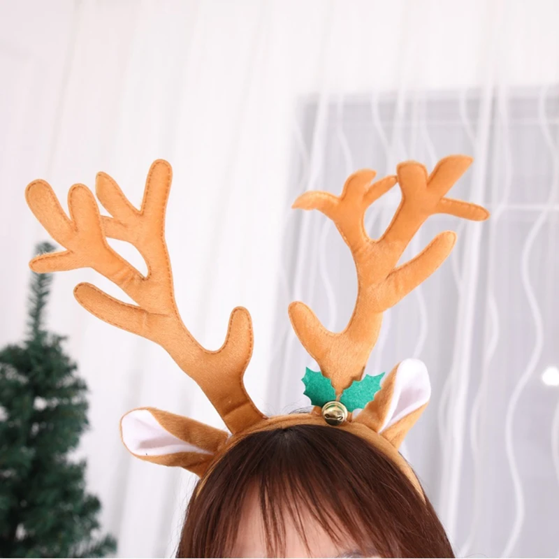 Masquerade Christmas Supplies Antler Decoration Antler Head Buckle Christmas Head Buckle