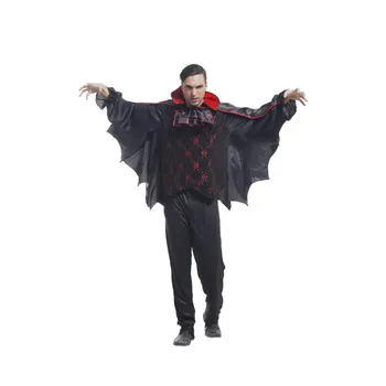 

Shanghai Story Men's Halloween cosplay Costumes Medieval Europe Legend Bat Vampire Costume Vampire Cosplay game uniforms