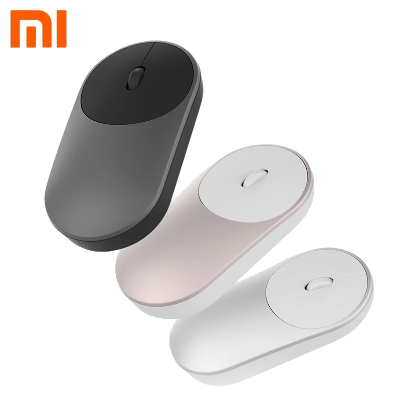 Xiaomi Portable Mouse Aluminium Alloy Shell Support RF 2.4Ghz Wireless And Bluetooth 4.0 Dual Mode For Laptop Computer | Компьютеры и