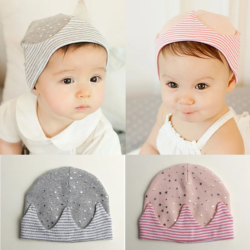 Children's hat cap Hedging Crown stars Newborn Infant Boys Girls accessories Winter Warmer Newborn baby Children's hat cap Hedging Crown stars Newborn Infant Boys Girls accessories Winter Warmer Newborn baby