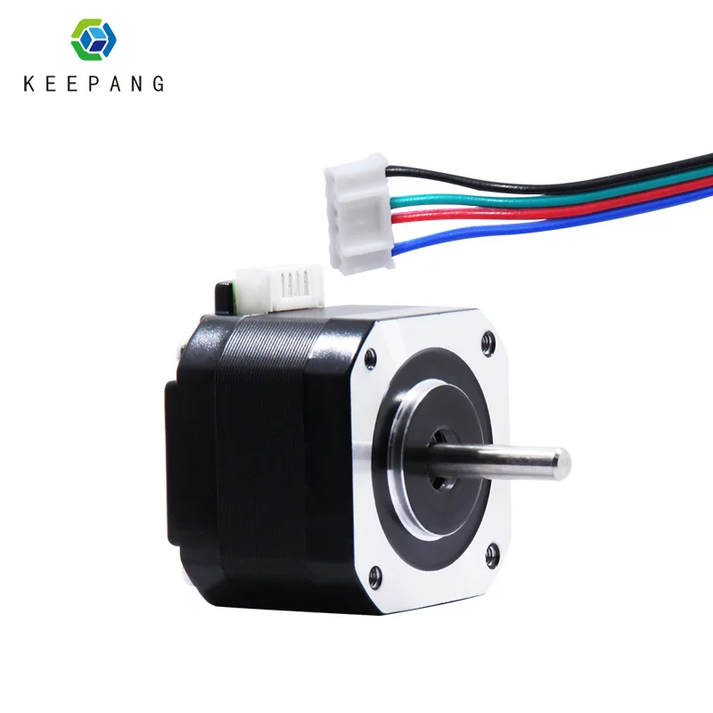 

Kee Pang 1pcs Dedicated 42 stepper motor 424223 0.28Nm for 3d printer motor 34mm high With 800mm double-head white motor line