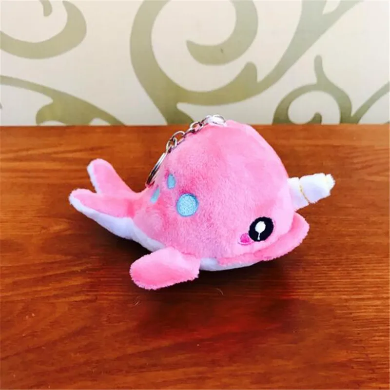 1PCS Super Cute Whale Plush Toys Small Pendant Mini Marine Animals Stuffed Toy Children Gift New Hot Sale 12CM HANDANWEIRAN