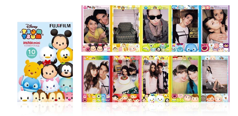 Белая пленка для Fuji Instax Мини пленка Twinkle Tsum Instant 60 пленка для Fuji Instax Mini 7 s 8 8+ 9 25 50 s 70 90 300 SP-1 2 принтер