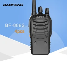 4 PCS Baofeng BF 888S Walkie Talkie 5W Handheld Pofung  UHF 5W 400-470MHz 16CH Two way Portable CB Radio 4 PCS Baofeng BF 888S Walkie Talkie 5W Handheld Pofung  UHF 5W 400-470MHz 16CH Two way Portable CB Radio