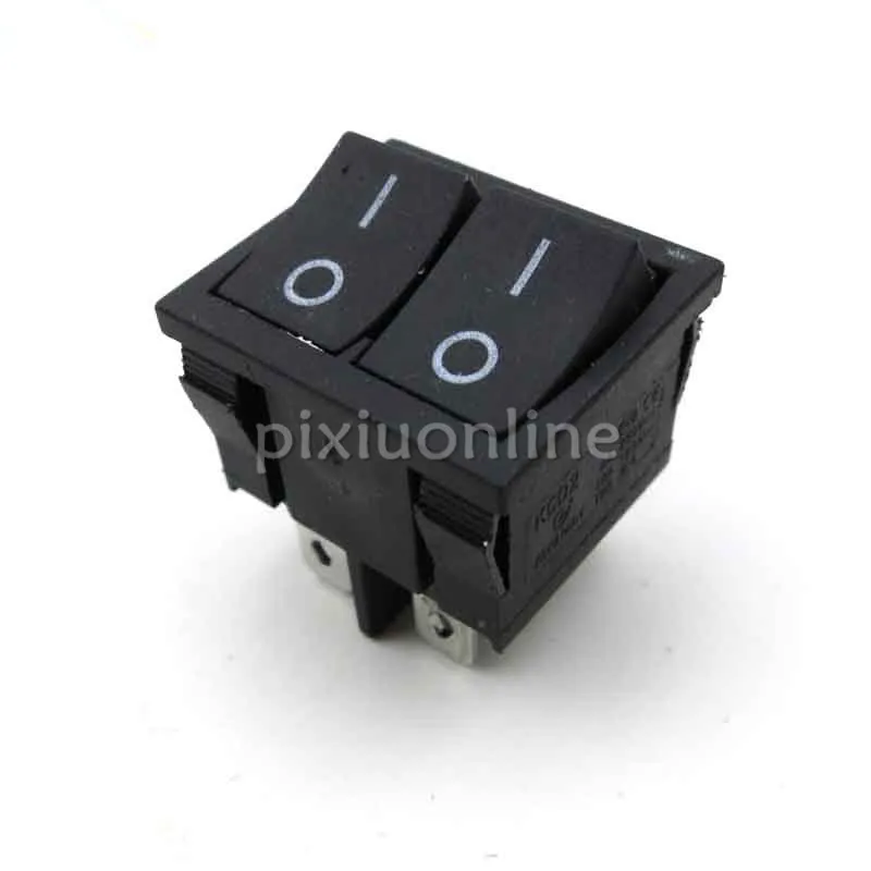 1pc J103 Double Rocker Switch with 6 Foot Black Plastic Material for DIY Model and Circuit Make Free Shipping foot bone fibula tibial model adult foot skeleton model free shipping