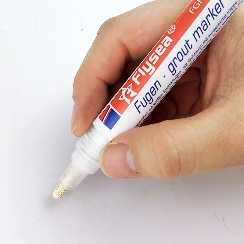 

1PC Tile Grout Marker Repair Pen Kitchen Shower Tiles Beauty Stitching Decontamination Repair Marker Pen Filling Porcelain