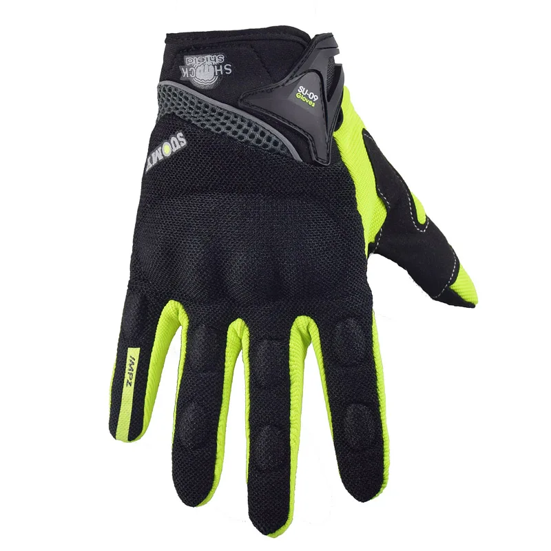 SUOMY moto rcycle перчатки гоночные летние полный палец защитные guantes moto крест luva moto ciclista для BMW - Цвет: SU09 green