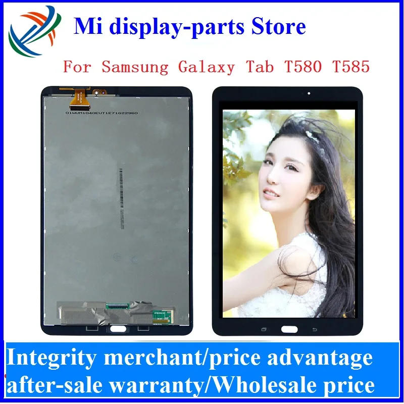 For Samsung Galaxy Tab A SM-T580 SM-T585 T580 T585 LCD display touch screen Panel digitizer assembly + tools
