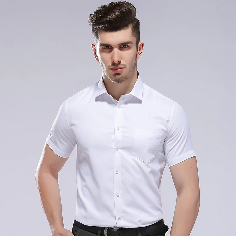 Summer Fashion Men Short Sleeve Shirt 