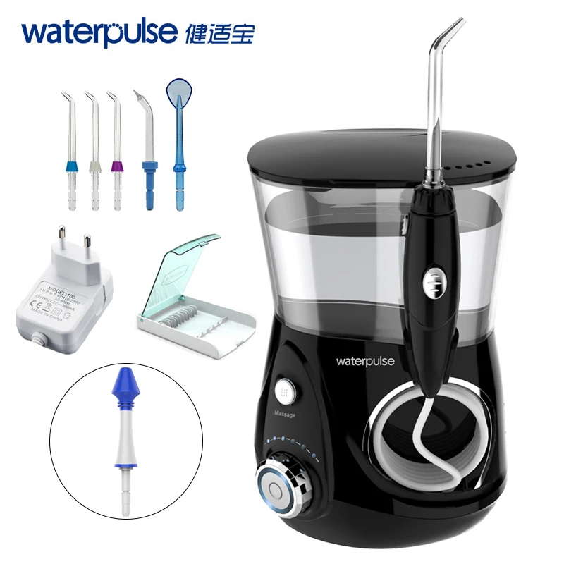 Waterpulse V660 Стоматологический Ирригатор 700 мл Pro Оральный ирригатор зубная нить для полива и орошения Чистый Массаж зубная нить для гигиены полости рта - Цвет: as picture shown