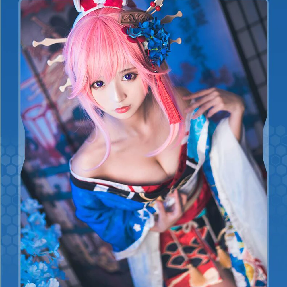 VEVEFHUANG японский аним Косплей Honkai Impact 3 Yae Sakura Костюм Кимоно Униформа Женская одежда