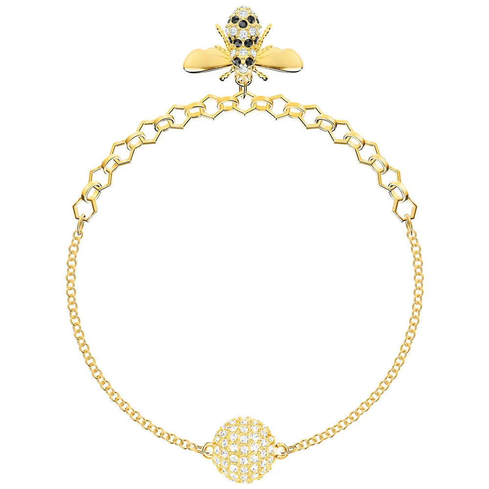 

SWA RO Spring New Bees Magnetic Buckle Bracelet 18 Years New 5380077 Golden Fashion Jewelry Girlfriend Anniversary Love Gift