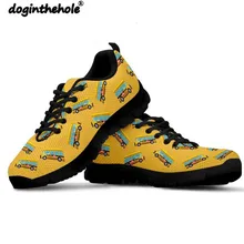 Doginthehole/школьные кроссовки с героями мультфильмов; дышащая Спортивная обувь; нескользящая Уличная обувь на плоской подошве; прогулочная обувь; женская обувь