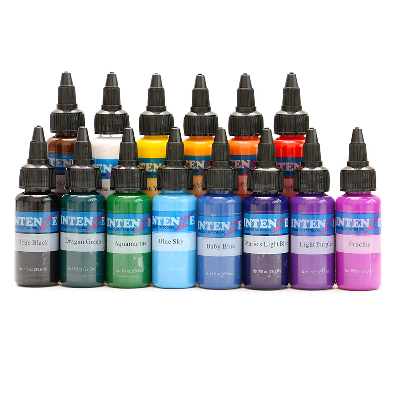 

2019 NEW High Quality 14 Color Tattoo Ink Set Eyebrows 30ml / Bottle Permanent Makeup Suitable for Body Color Coatings Bea