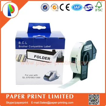 

8 Roll Compatible DK-11204 Label 17mm*54mm Compatible for Brother Label Printer All Come With Plastic Holder 400Pcs/Roll