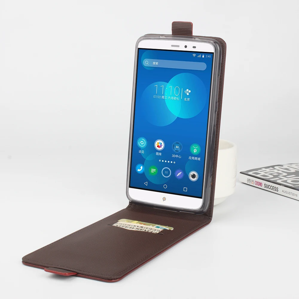 HongBaiwei для PPTV King 7 чехол роскошный кожаный с принтом Эйфелева башня Флип-слот для карт чехол для телефона PPTV King 7