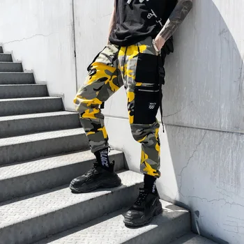 

Men Camouflage Pant High Waist Hiphop Pink Camo Pant Military Pant Jogger Dance Pant Safari Style Drop Shipping 2020