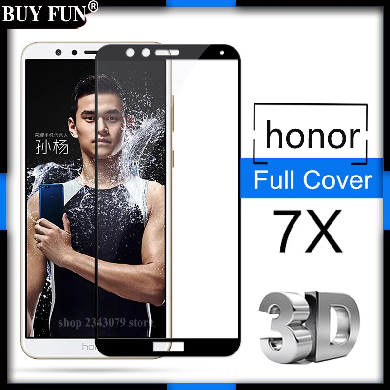 Защитное стекло honor 7x закаленное для huawei 7x7 x x7 защитная пленка 9h экрана|glass