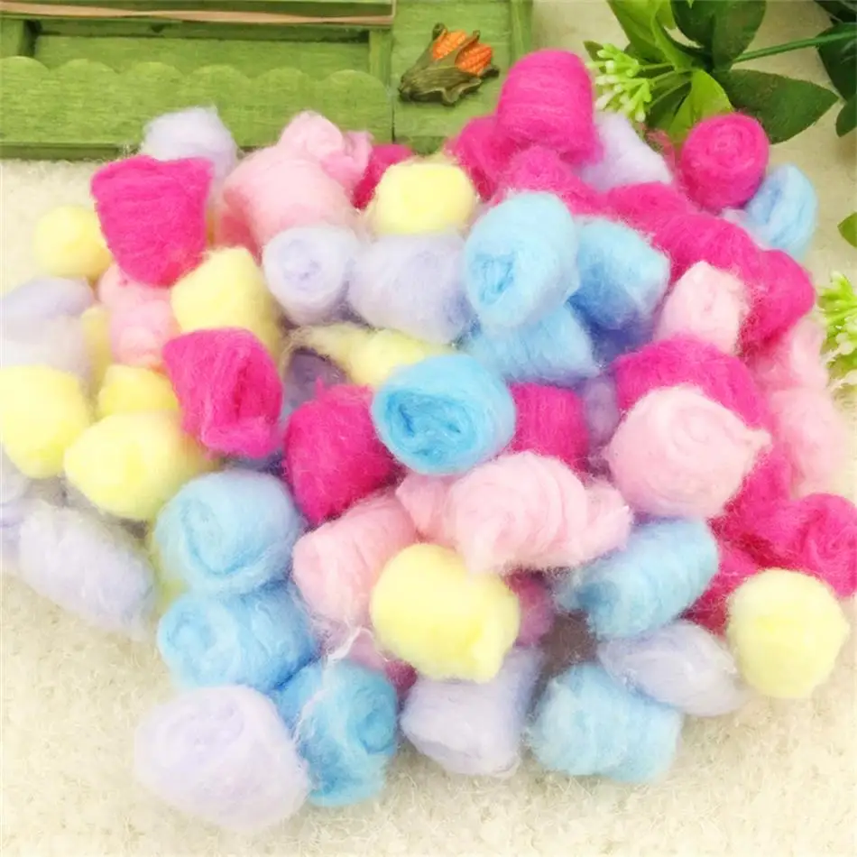 Small Animals Cleaning Hygiene Products Hamster Cotton Ball Toys Small
