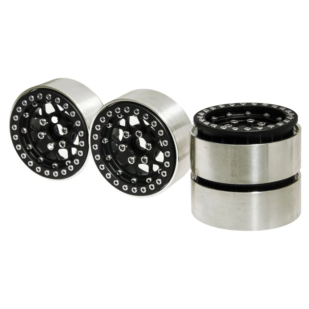 Ступица колеса Beadlock 1 9 дюйма для 1/10 RC Гусеничный осевой SCX10 90046 D90 D110 TF2 CC01