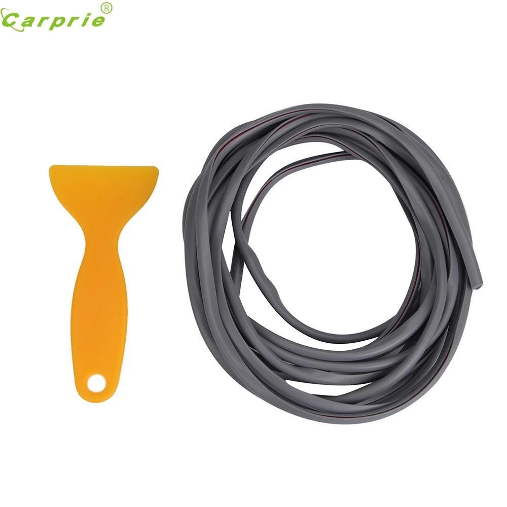 1PC 3color 500CM length Black Moulding Trim Rubber Strip Car Door