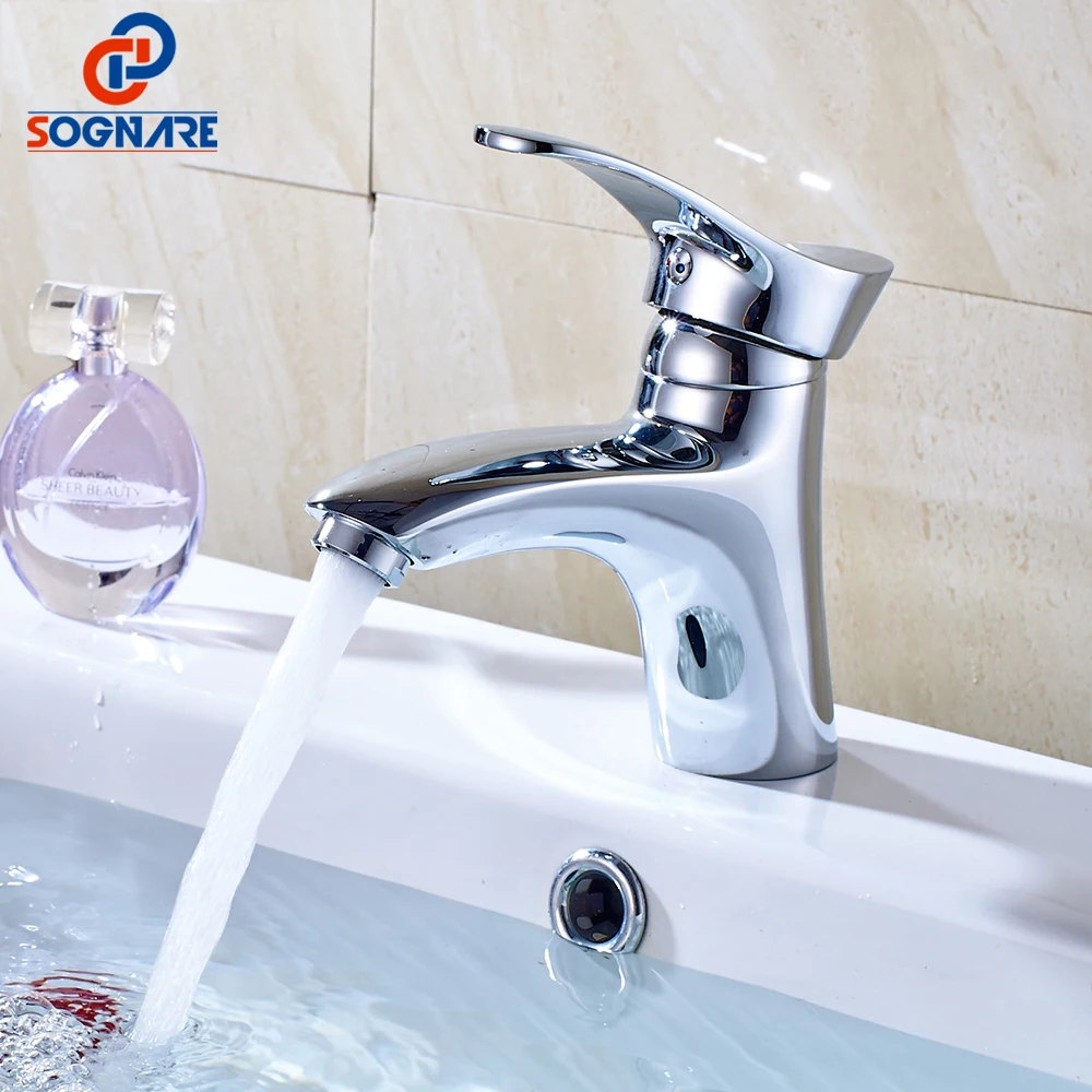 SOGNARE MINI Stylish elegant Bathroom Basin Faucet Brass Vessel Sink Water Tap Mixer Chrome Finish Cold and Hot Basin Faucets SOGNARE MINI Stylish elegant Bathroom Basin Faucet Brass Vessel Sink Water Tap Mixer Chrome Finish Cold and Hot Basin Faucets