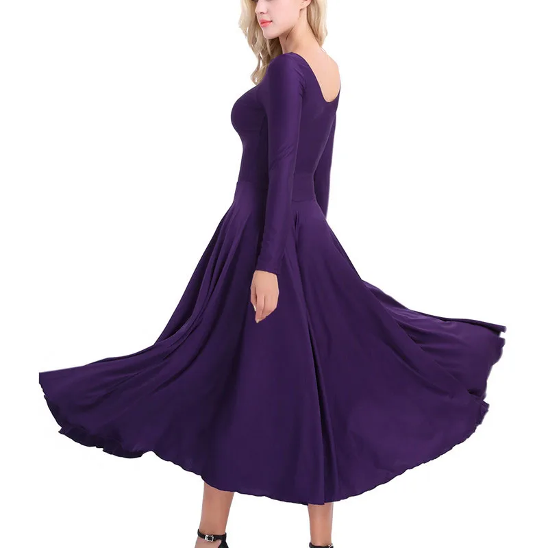 Women/'s Adult Long Sleeve Loose Fit Liturgical Praise Dance Tea Swing Long Dress