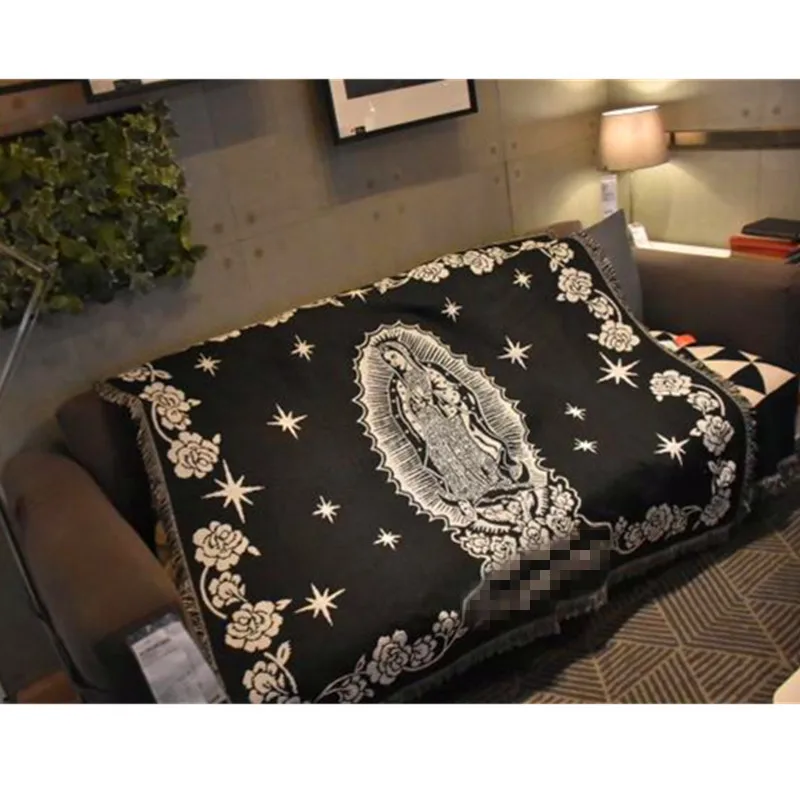 125X150 سنتيمتر مريم العذراء بطانية شخصية نسيج مكتب تكييف الهواء بطانية قيلولة بطانية غرفة المعيشة أريكة الحلي X1366