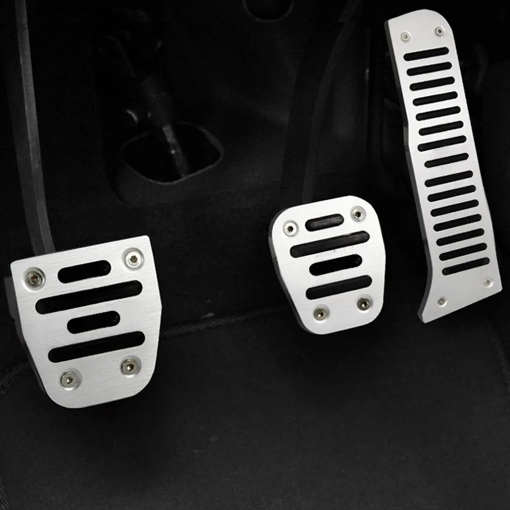 Stainless Manual Car Accelerator Pedal Set Car Gas Brake