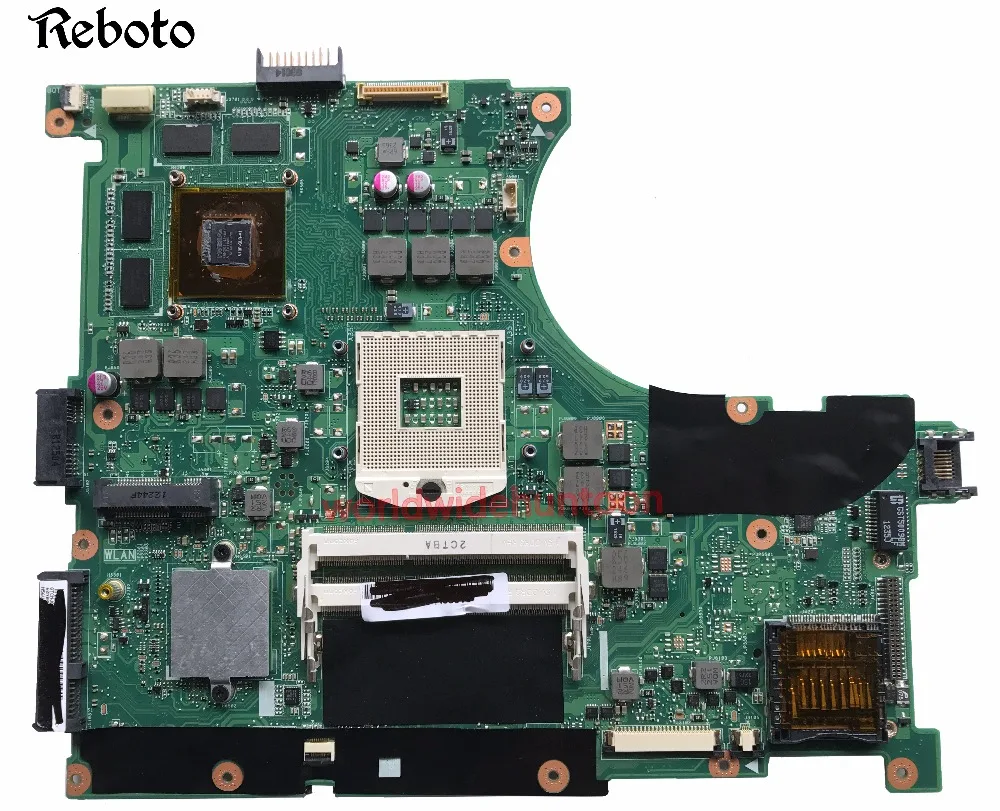 Классная материнская плата для Asus N56VM гнездо ноутбука PGA989 чипсет HM76 P/N основная