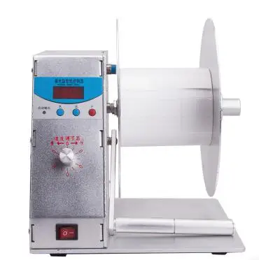 

220V/110V Digital Automatic Label Tags Rewinder Rewinding Machine fast shipping