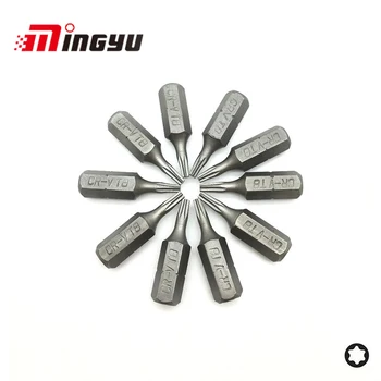 

10pcs 25mm 1/4" Torx T8 Screwdriver Bit Set Repair Tools Screwdrivers Kit Hex Shank Drill Bit For Power Household Hand Tools