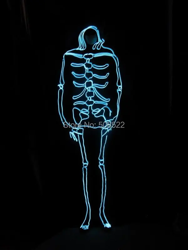 Cheap LED Costumes El menswear diy custom magic ,Cos stage light clothing Halloween costumes Support custom