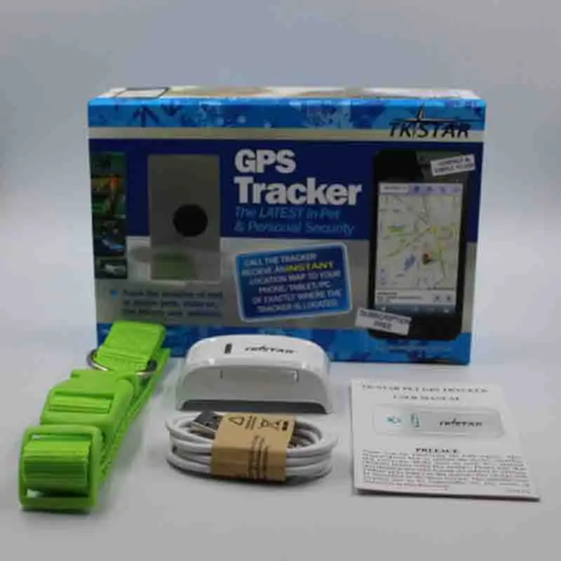 TKSTAR LK909 TK909 водонепроницаемый локатор в реальном времени gps трекер для домашних собак/кошек/IOS/Andriod приложение бесплатное обслуживание веб-сайта - Цвет: gree belt with box