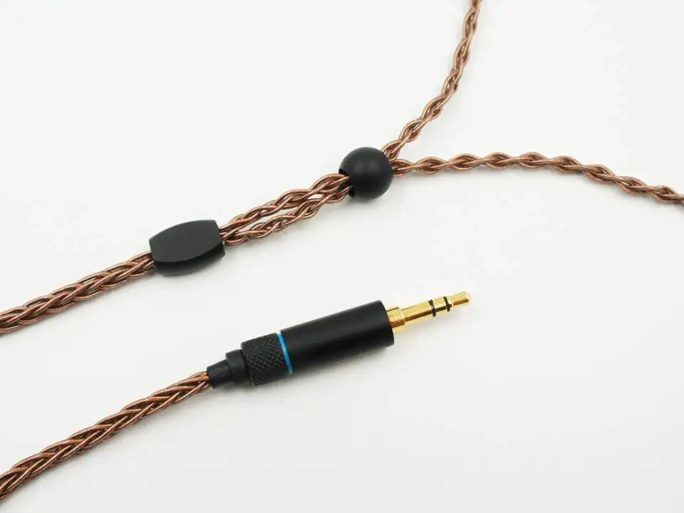 OCC 8 жильный 19 Плетеный MMCX/2pin 0 78 мм Hi Fi аудиофил IEM наушники вкладыши кабель для