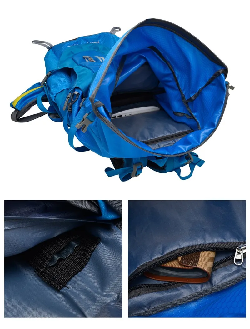 Free Knight 50L Sport Bags Hiking Backpack Waterproof Nylon Women Men Big Capacity Outdoor Mountaineering Travel Backpacks Bag