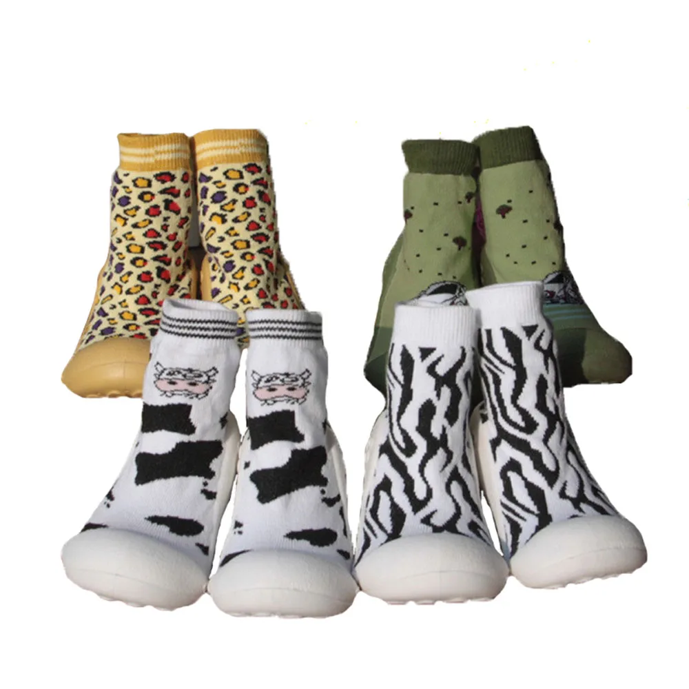 Anti Slip Soft Bottom Shoes Breathable Cotton Socks Toddler Girl