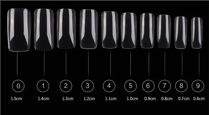 Pontas das Unhas de Acrílico Maneira Navio Rápido Unidades - Pacote Faça Você Mesmo Cobertura Completa Limpar Falso Unha Escudo Etiqueta Como Manicure Beleza Art Decoratio 500 4 High Quality Beleza e saúde