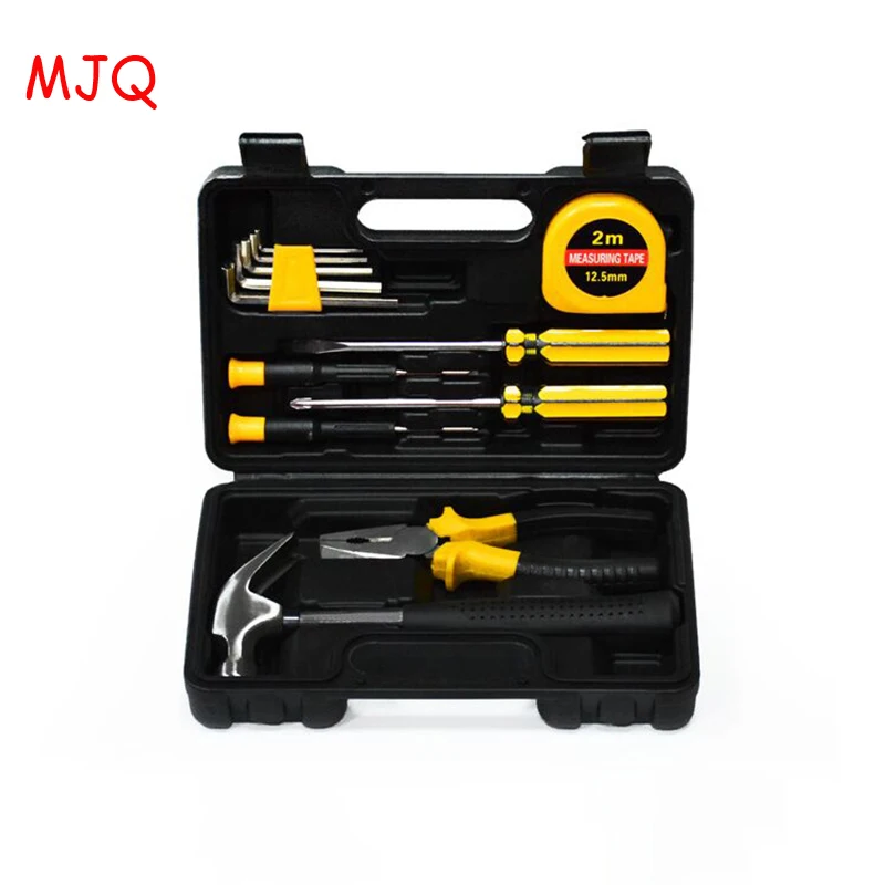 

13pcs multitool Kit Carbon steel material household hardware screwdriver hammer Allen key Steel tape combination Hand tool set