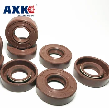 

AXK 1PCS 80x105x10/12/13 Brown Viton FKM Fluorine Rubber Spring Double Lip TC Ring Gasket Radial Shaft Skeleton Oil Seal