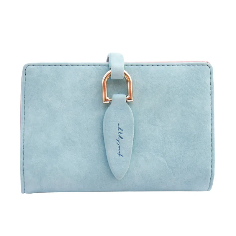 OCARDIAN Fashion Women Mini Credit Card Holder Leather Leaves Hasp Bank Card Bag Dropship - Цвет: B