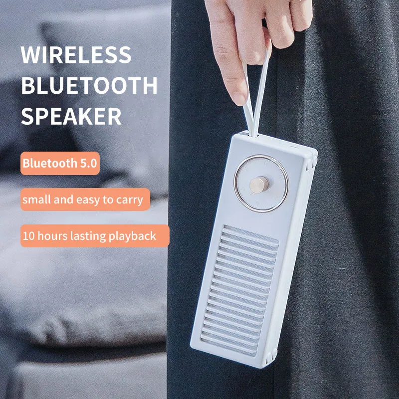 

Retro Portable Wireless Bluetooth Speaker Sound System Stereo Music Surround Outdoor Speaker Mini Subwoofer Loudspeaker 322