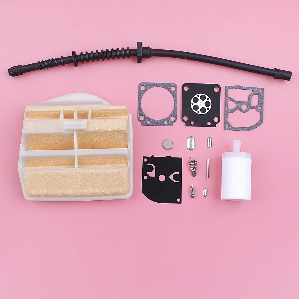 

Air Fuel Filter Line For Husqvarna 445 445E 450 450E Carburetor Repair Rebuild Kit Chainsaw Replace Spare Part