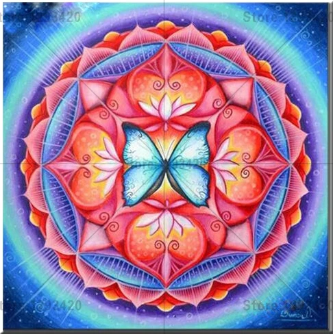 

Diamond Embroidery Butterfly Mandala DIY 5D Diamond painting Cross stitch Needlework full Rhinestones home Decoration